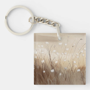 Wind-Swept Wildflowers #1 Key Ring