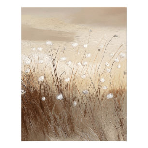 Wind-Swept Wildflowers #1 Photo Print