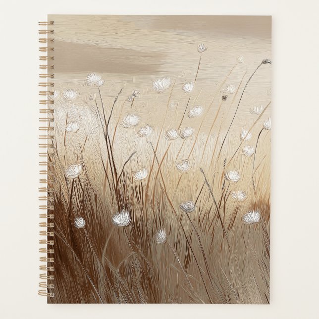 Wind-Swept Wildflowers #1  Planner (Front)