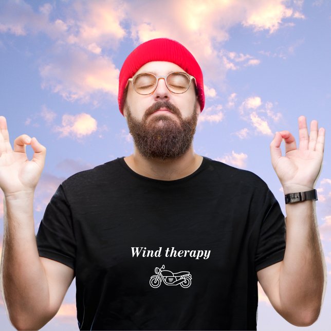 Wind therapy motorcycle t-shirt (Creator Uploaded)