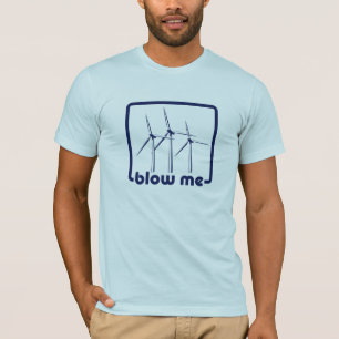 Wind Turbine Blue Shirt