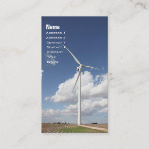 Wind Turbine Business Card