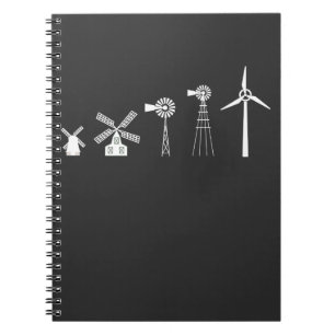 Wind Turbine History Clean Energy Environment Love Notebook