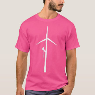 Wind turbine mechanic wind turbine technician prof T-Shirt