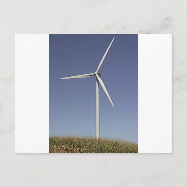 Wind Turbine Postcard (Front)