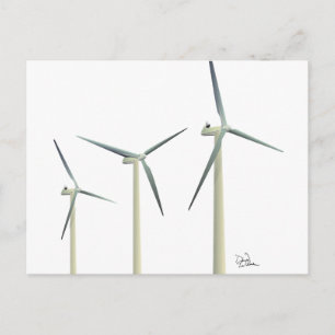 Wind Turbine Postcard