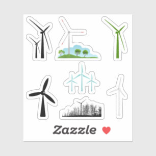 Wind Turbine Stickers