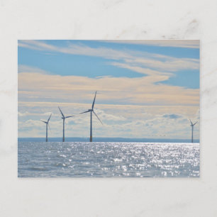 Wind Turbines Postcard