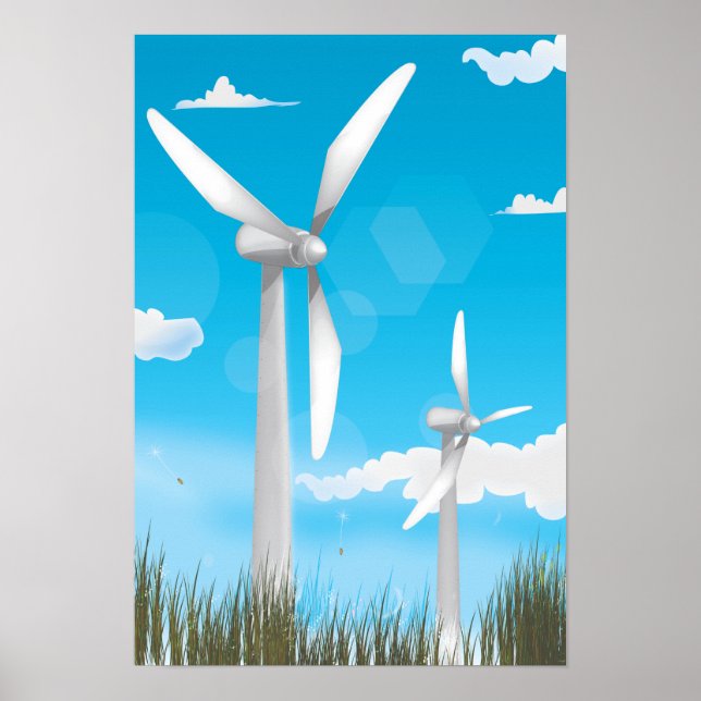 Wind Turbines Poster (Front)
