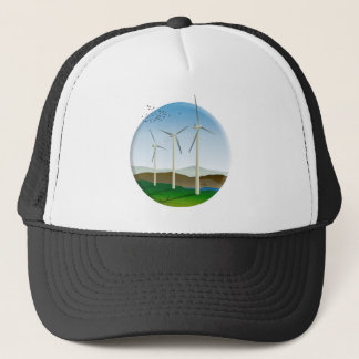 Wind Turbines Trucker Hat