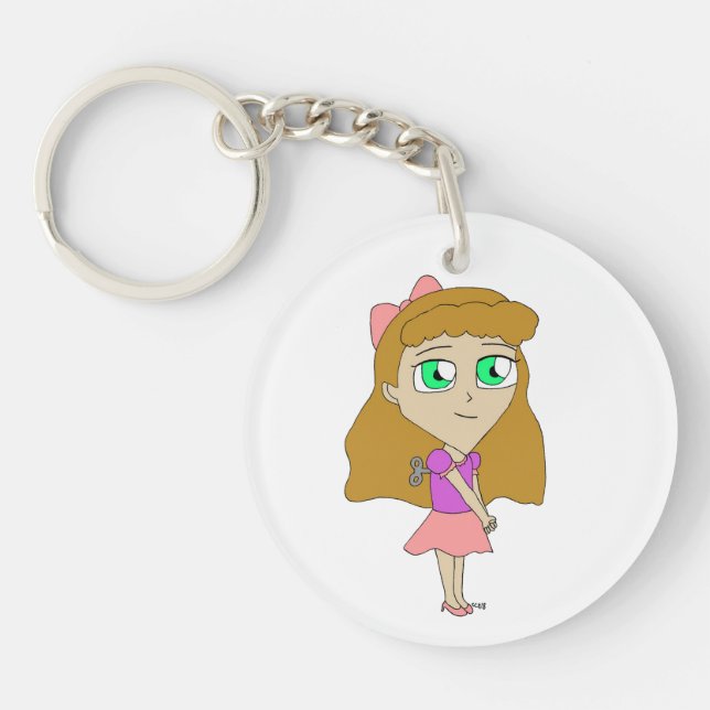wind up chibi key ring (Front)
