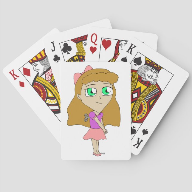 wind up chibi playing cards (Back)