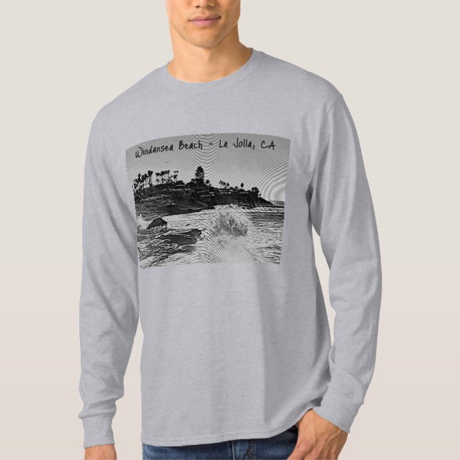 Windansea Long sleeve  T-Shirt (Front)