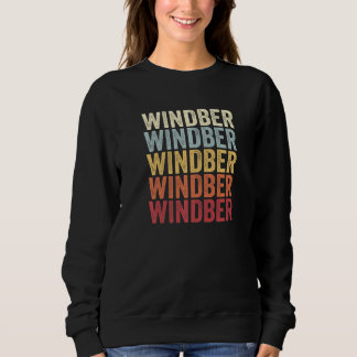 Windber Pennsylvania Windber PA Retro Vintage Text Sweatshirt