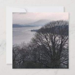 Windermere in Winter - Lake District Flat Card