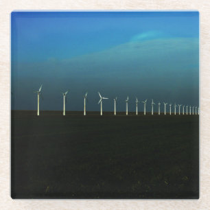 Windfarm coastercn glass coaster