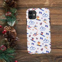 Windham Mountain New York Ski Snowboard Pattern