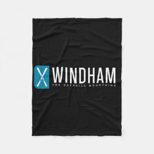 Windham Mountain Ski  Fleece Blanket