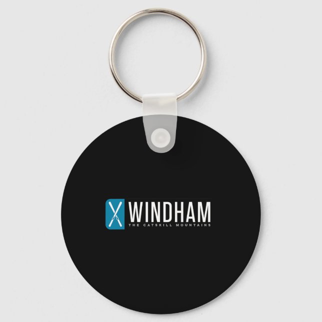 Windham Mountain Ski  Key Ring (Front)