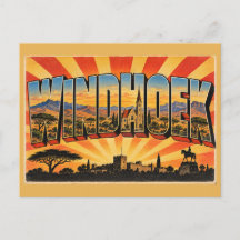 Windhoek Highland Church Savanna Vintage Travel 