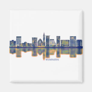 Windhoek Skyline Magnet
