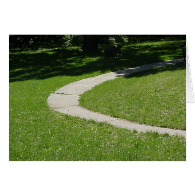 Winding Path card (Front Horizontal)