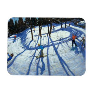 Winding Trail Morzine Magnet