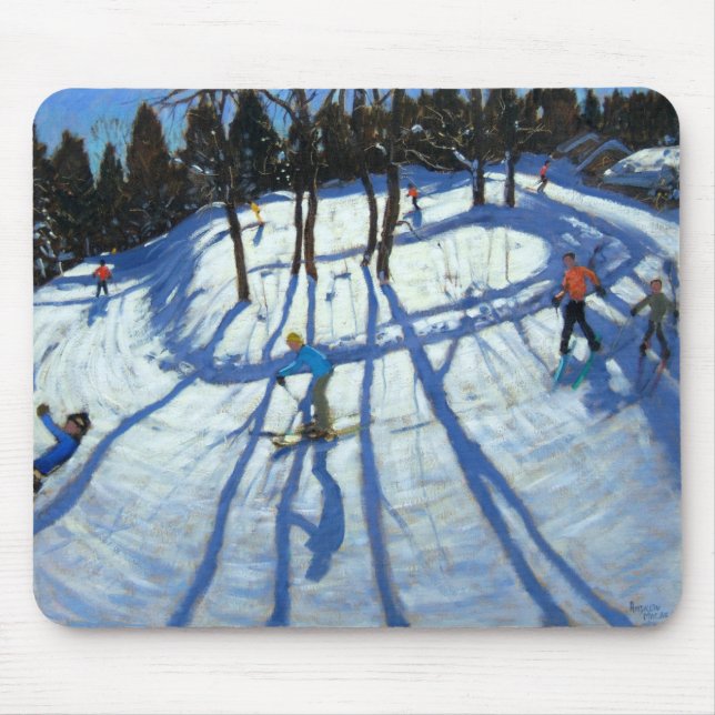 Winding Trail Morzine Mouse Pad (Front)