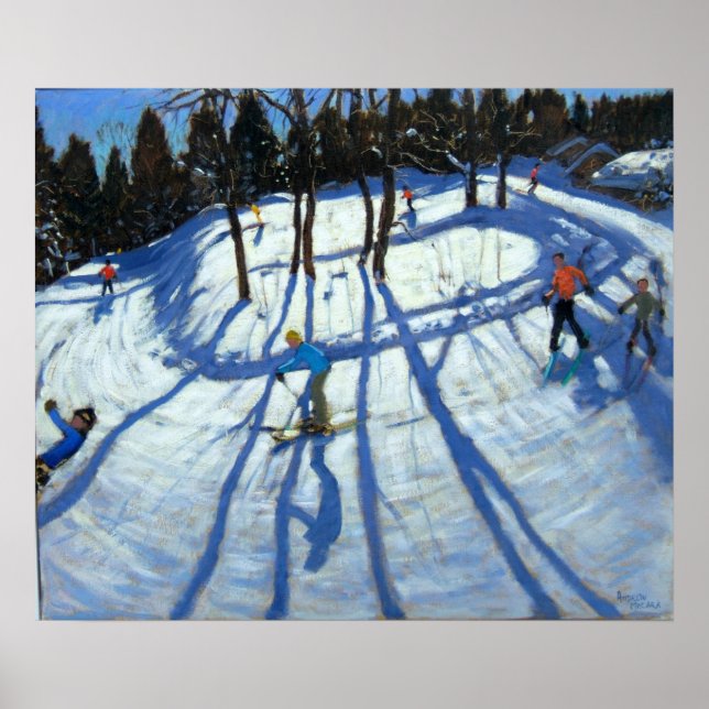 Winding Trail Morzine Poster (Front)