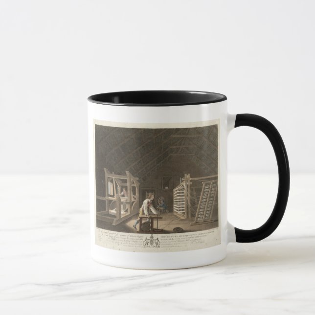 Winding, Warping with a New Improved Warping Mill Mug (Right)
