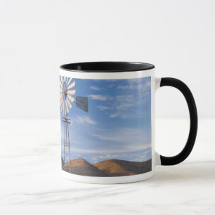 Windmill And Dam In The Karoo At Sunrise Mug