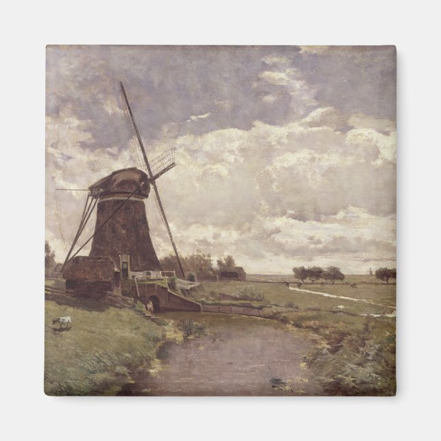 Windmill at Leidschendam Magnet (Front)