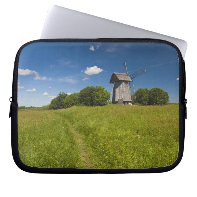Windmill at Mikhailovskoye Laptop Sleeve (Front)