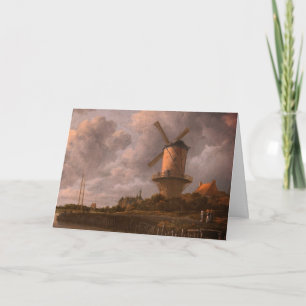 Windmill at Wijk bij Duurstede: Blank Card