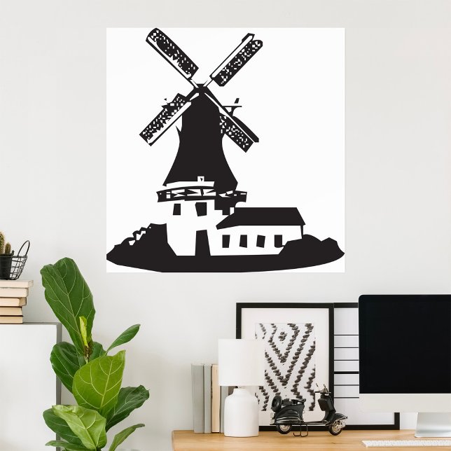 Windmill Building Poster (Creator Uploaded)