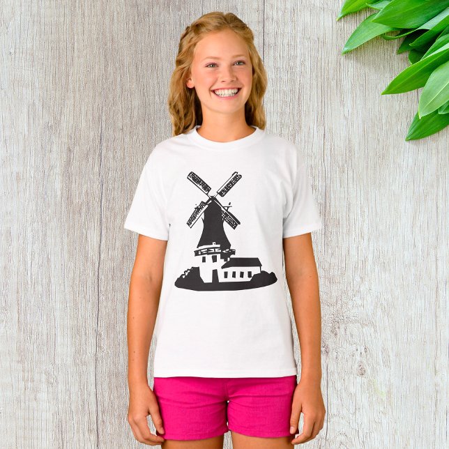 Windmill Building T-Shirt (Creator Uploaded)