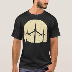 windmill environmental wind technician wnd power T-Shirt