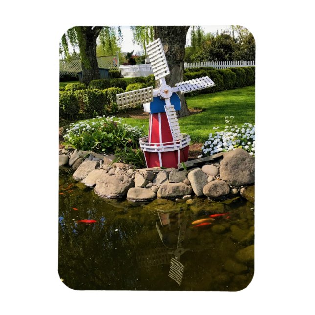 Windmill Garden Decor Magnet (Vertical)