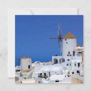 Windmill in Oia, Santorini, Greece