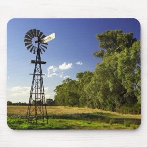 Windmill near Hume Highway, Victoria, Australia Mouse Pad