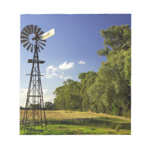 Windmill near Hume Highway, Victoria, Australia Notepad