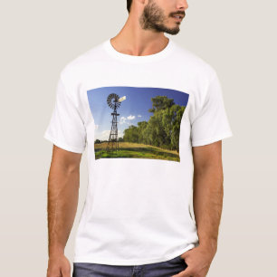 Windmill near Hume Highway, Victoria, Australia T-Shirt