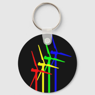 Windmill Night Key Ring