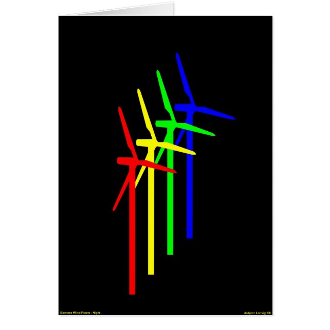 Windmill Night - Siemens Wind Power (Front)