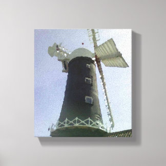 Windmill Oil Canvas Print