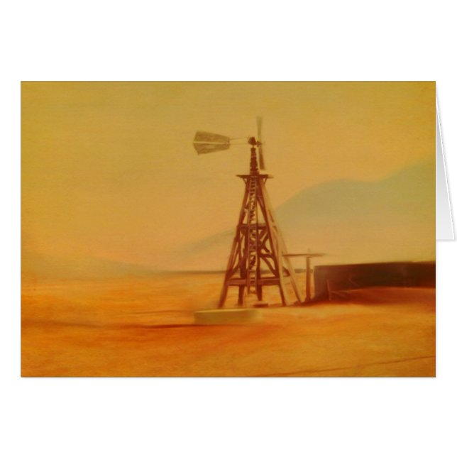 Windmill On The Ranch (Front Horizontal)
