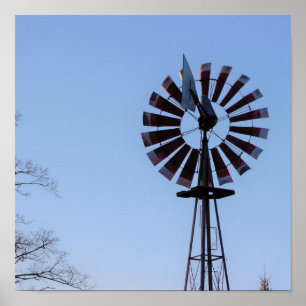 Windmill Photo Poster