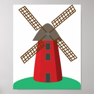 Windmill Poster