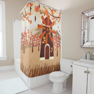 Windmill Shower Curtain