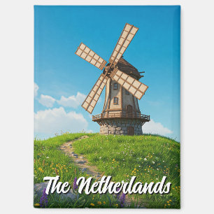 Windmill The Netherlands Magnet
